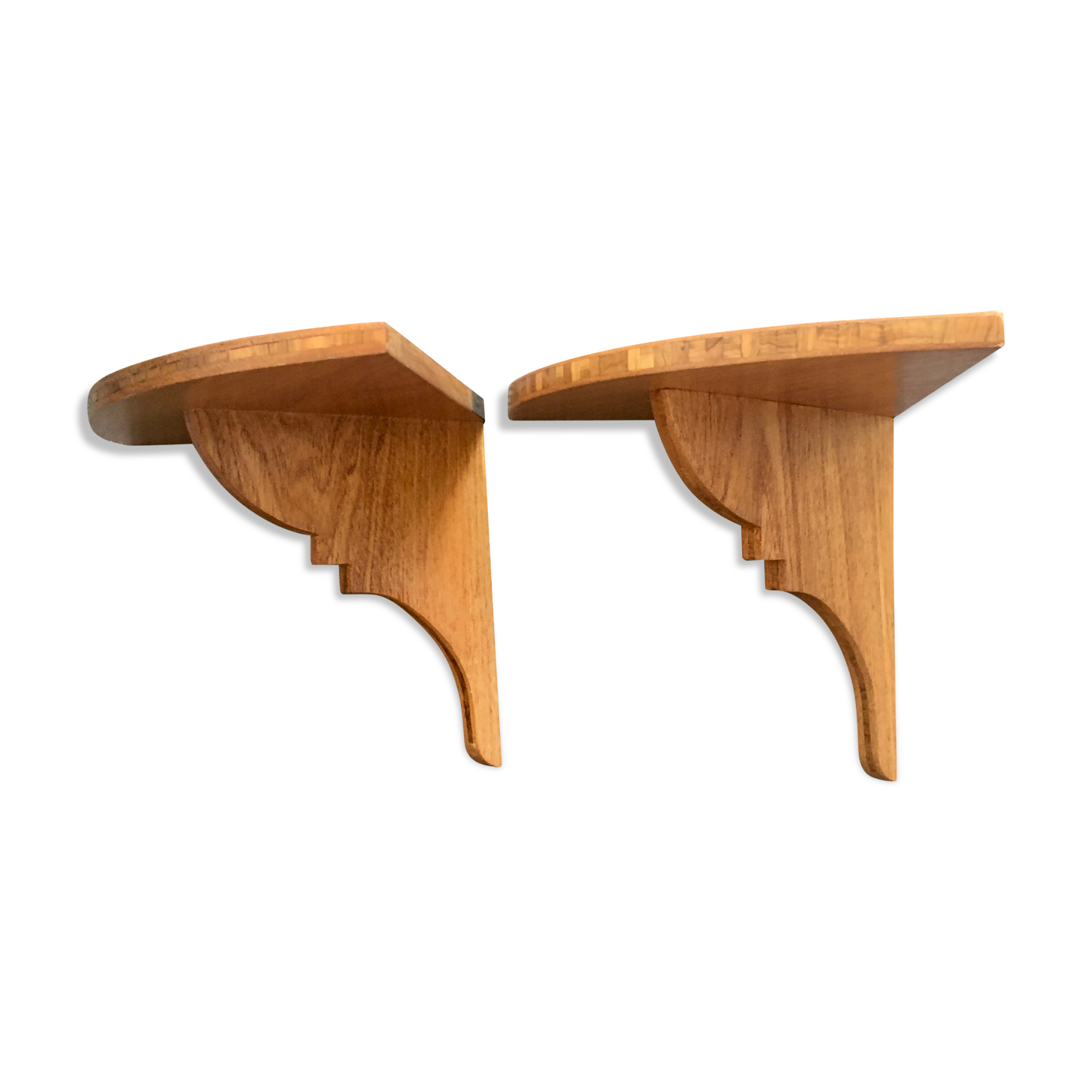 1950s corner shelves