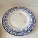 Set of 3 dishes iron earth