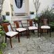Suite de 4 chaises gondole style Empire