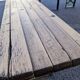 Guinguette table and benches set