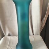 Vase made of glass paste with iris decoration