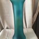 Vase en pâte de verre a decor d'iris