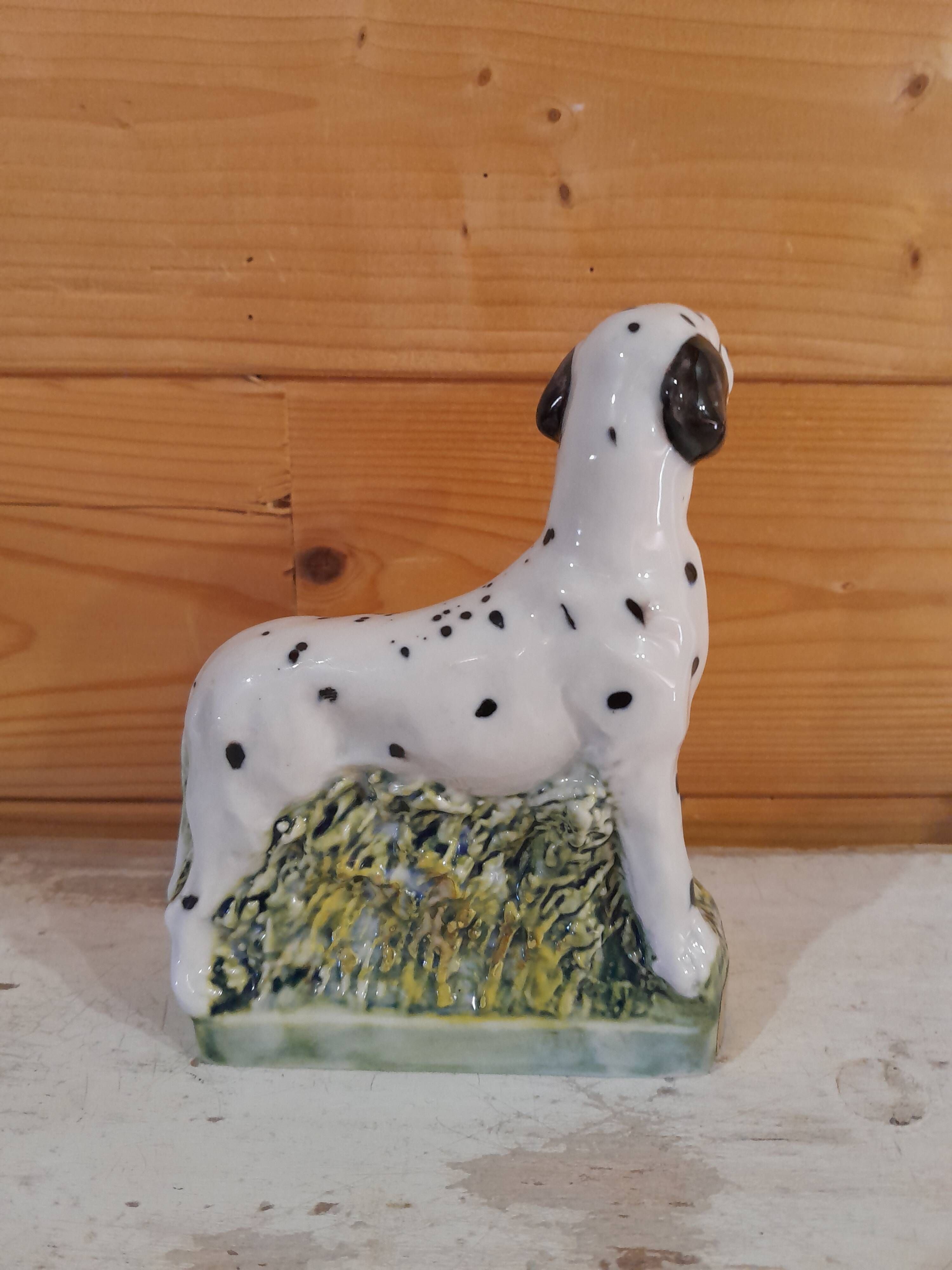 Old Garnier Liqueur Bottle - Dalmatian Dog (1972) - Vintage