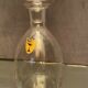 Mid-XXth carafe in cut glass signed Bayel new condition
