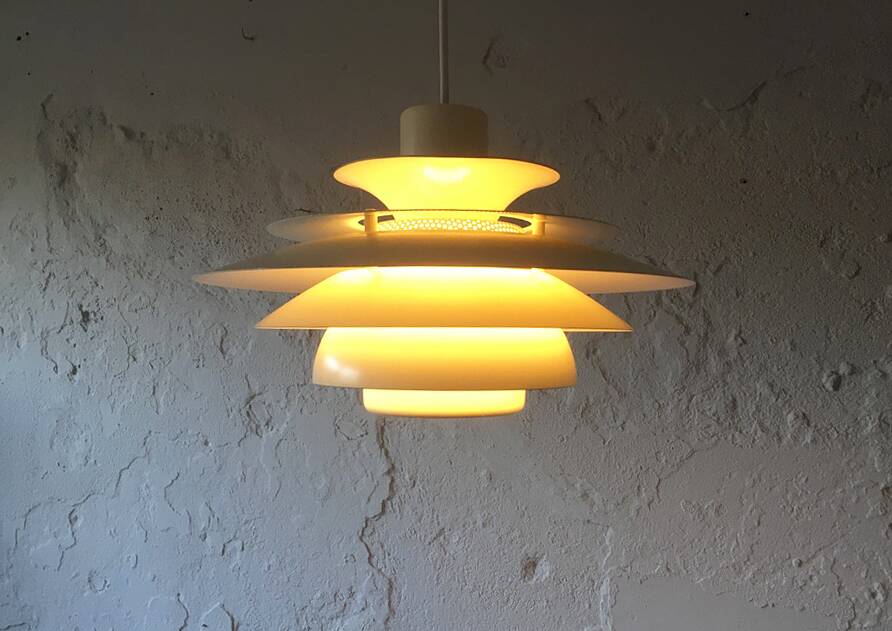 Danish layered lamp, 1970s