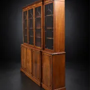 Display cabinet/bookcase, english style, second half of the 20th century