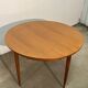 Vintage 1960s teak extendable Scandinavian table.