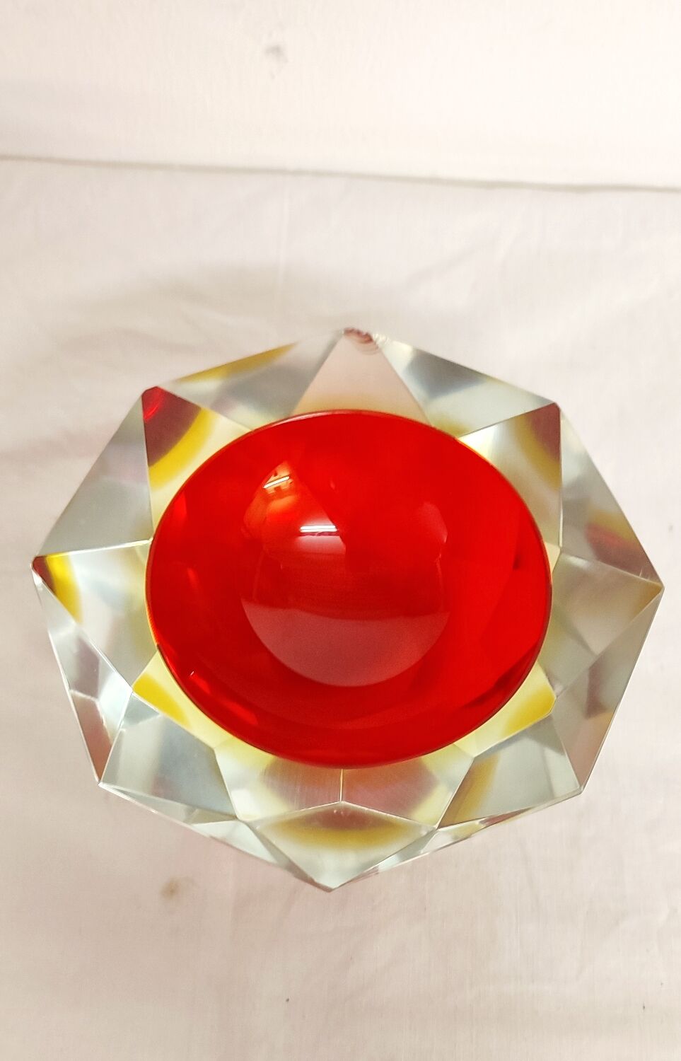 Murano glass bowl Italy 1980s