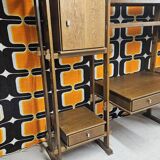 Vintage modular furniture 1970" library desk