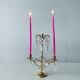 Candle holder with tassels