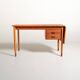 Scandinavian teak desk with a folding extension, 1950s/1960s