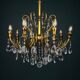 Vintage crystal chandelier, Italy, 1950s