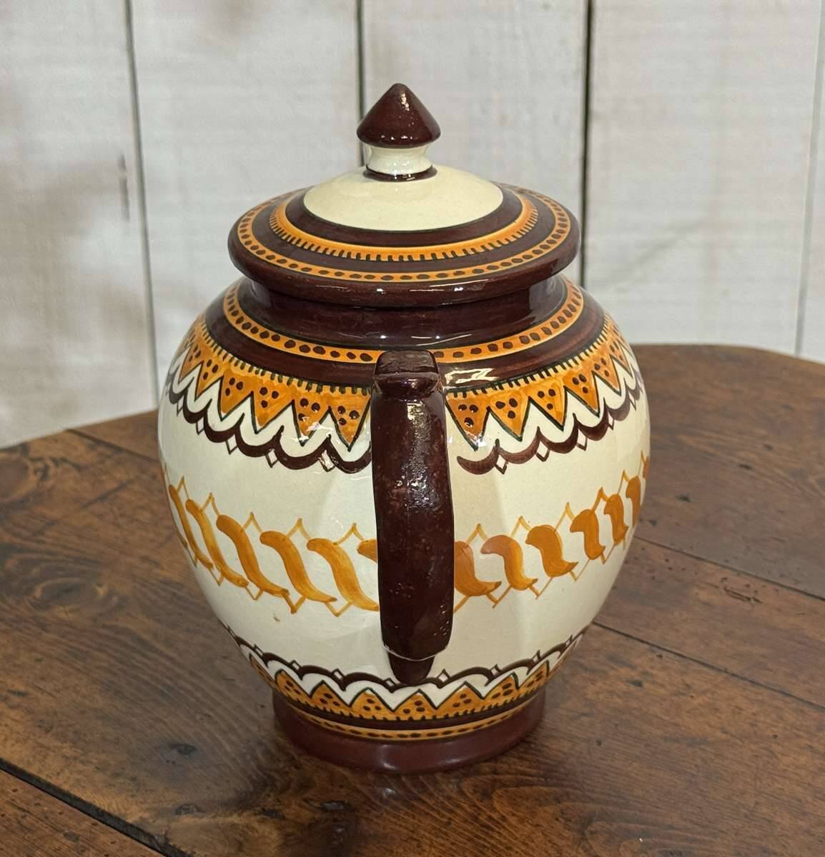 Quimper earthenware service from the 1930s-40s.