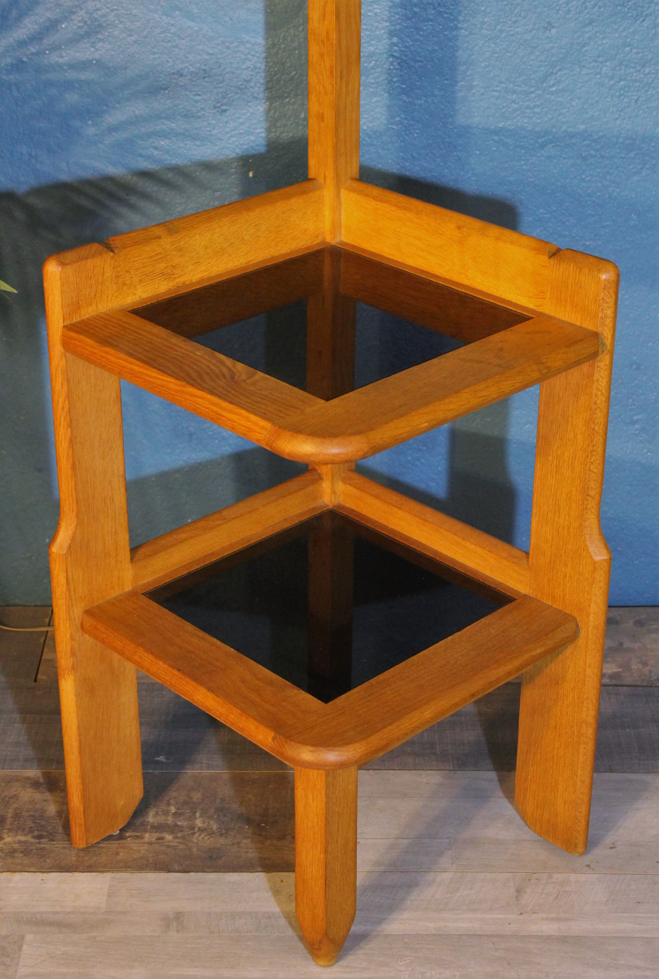 Floor lamp Guillerme & Chambron 1960