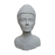 Woman bust in plaster