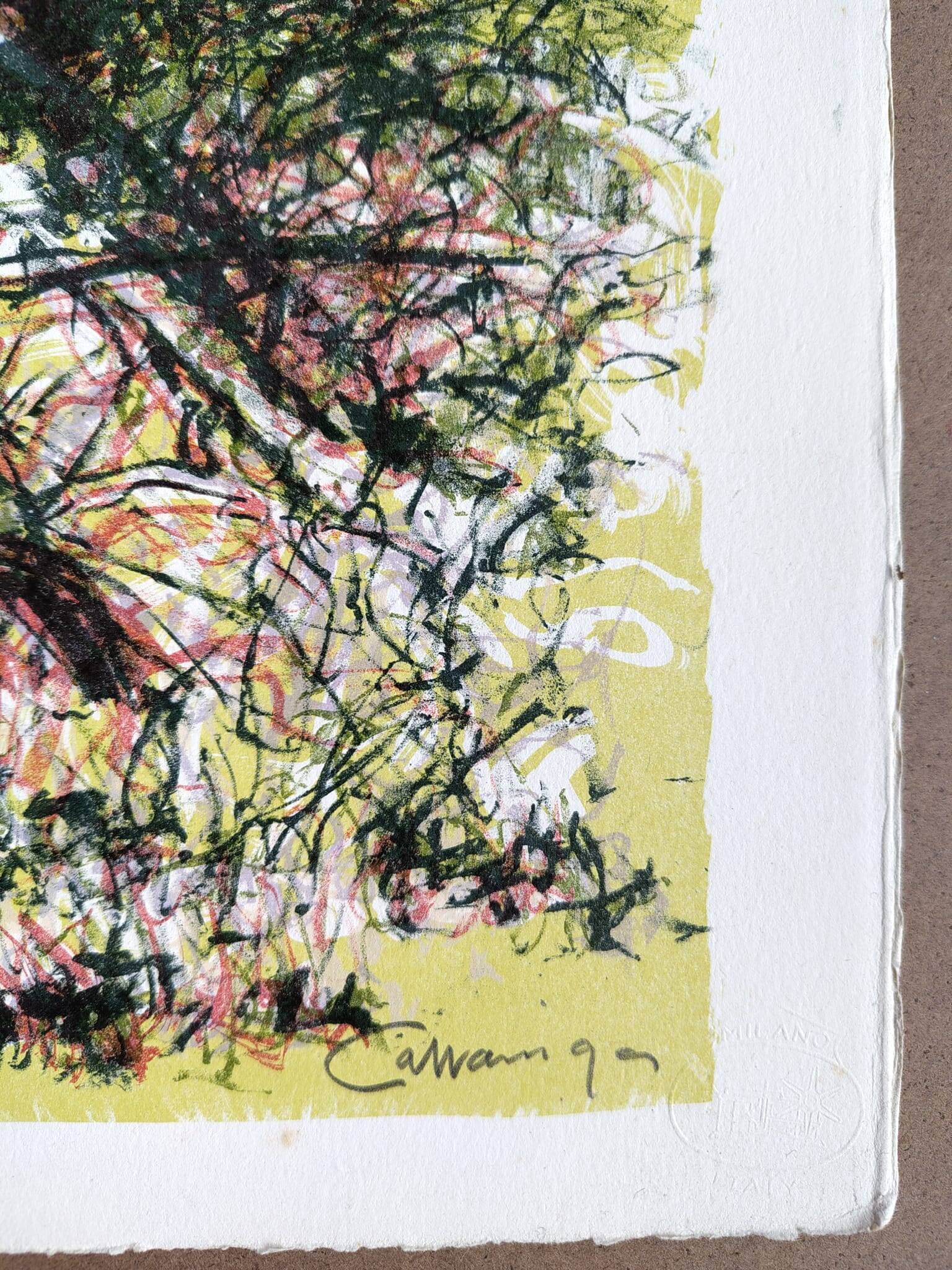 Giancarlo Cazzaniga - 1997 – Screen print & etching – 70×50 cm
