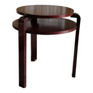 Art Deco side table in solid wood - mid 20th century
