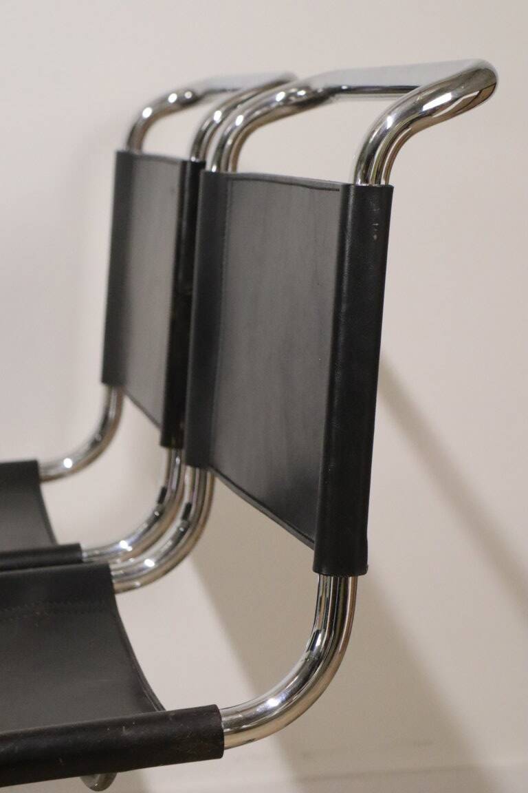 Set of 4 MR10 chairs by Ludwig Mies Van Der Rohe