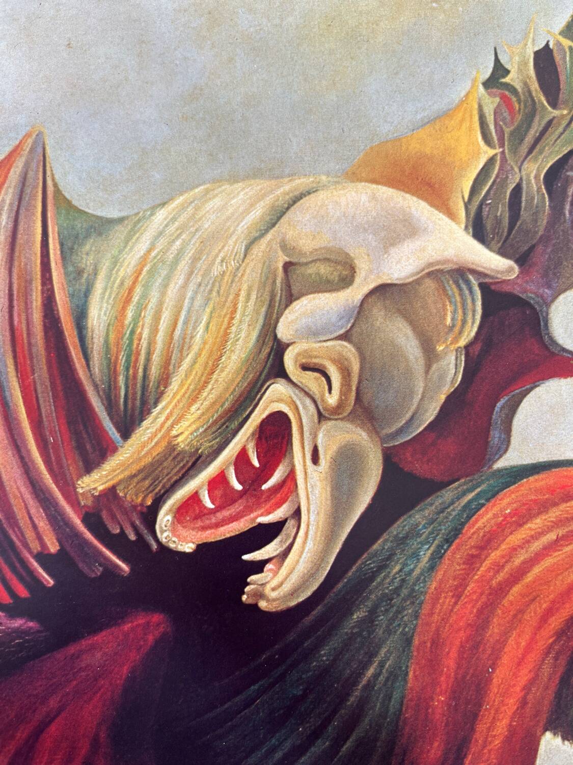 Lithograph Max Ernst The Angel of the Home