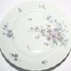 Lot of 4 flat plates, blue flowers model Gabrielle Porcelaine Limoges Bernardaud e
