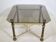 Hollywood Regency Brass and Smoked Glass Coffee Table, 1970