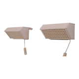 Pair of vintage Scandinavian wall lamps 1970