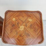 Pair of louis XV bedside tables in rosewood marquetry