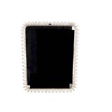 Brass wall mirror, Italy, 1950s