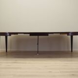 Round rosewood table, Danish design, 1970s, manufacturer: Omann Jun