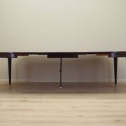 Round rosewood table, Danish design, 1970s, manufacturer: Omann Jun