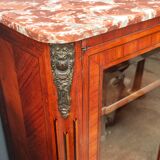 Old marquetry library showcase