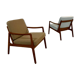Fauteuils danois en teck par Ole Wanscher années 1960 MidCentury