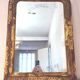 Old Louis Phillipe mercury mirror, in gilded stucco.