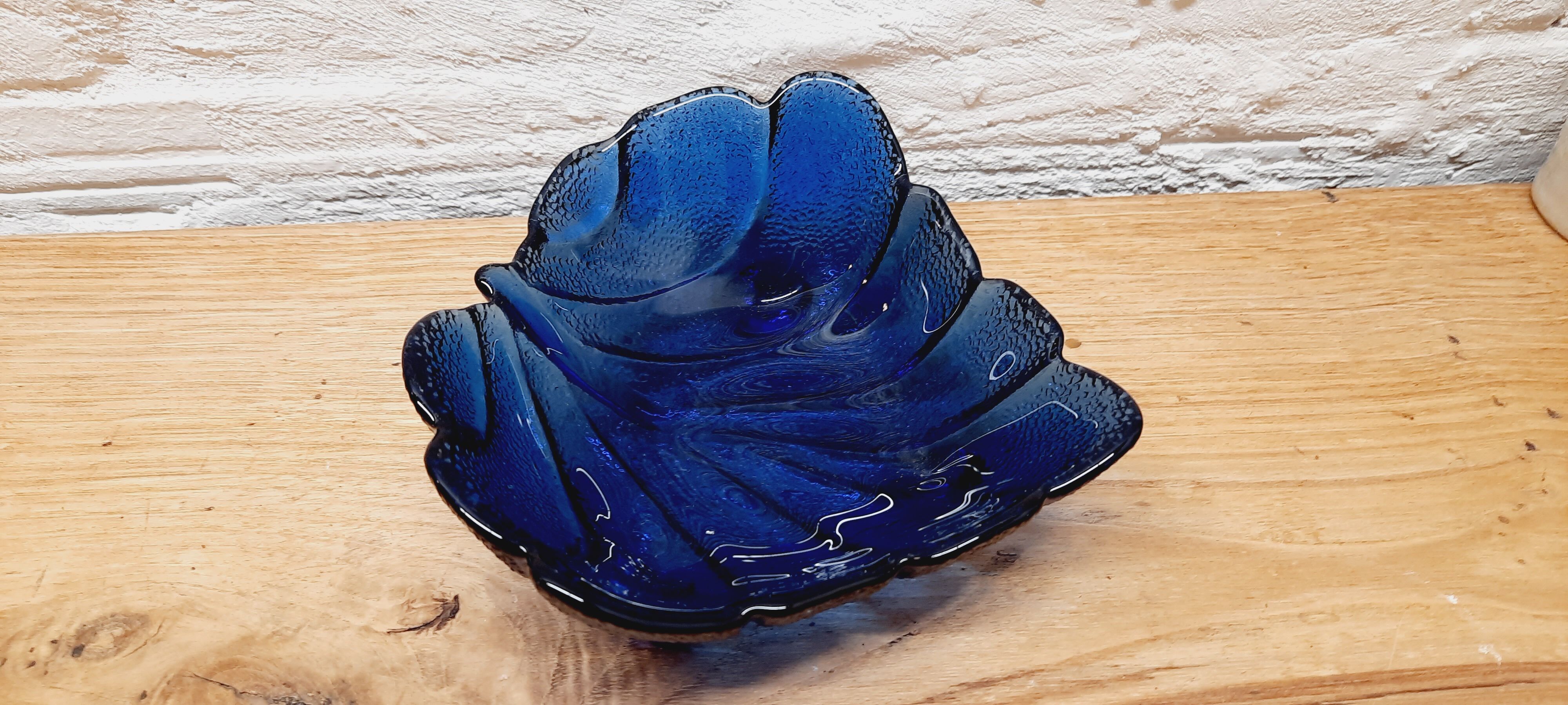 Vide poche bleu cobalt