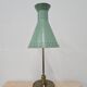 Mid-Century table lamp with a conical metal shade, attributed to Stilnovo.
