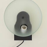 Metal and glass wall lamp LUMI MOD Italia vintage Memphis Circa 1980