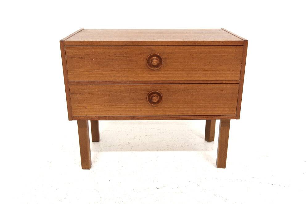 Scandinavian teak chest of drawers, Sweden, 1960