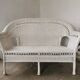 Wicker bench, rattan