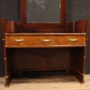 Italian wood design cheval mirror from 70s