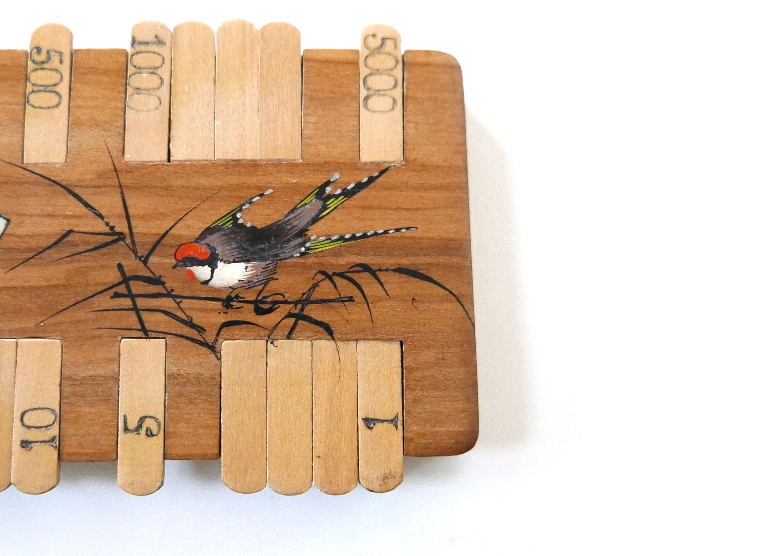 Compteur de points en bois, années 50