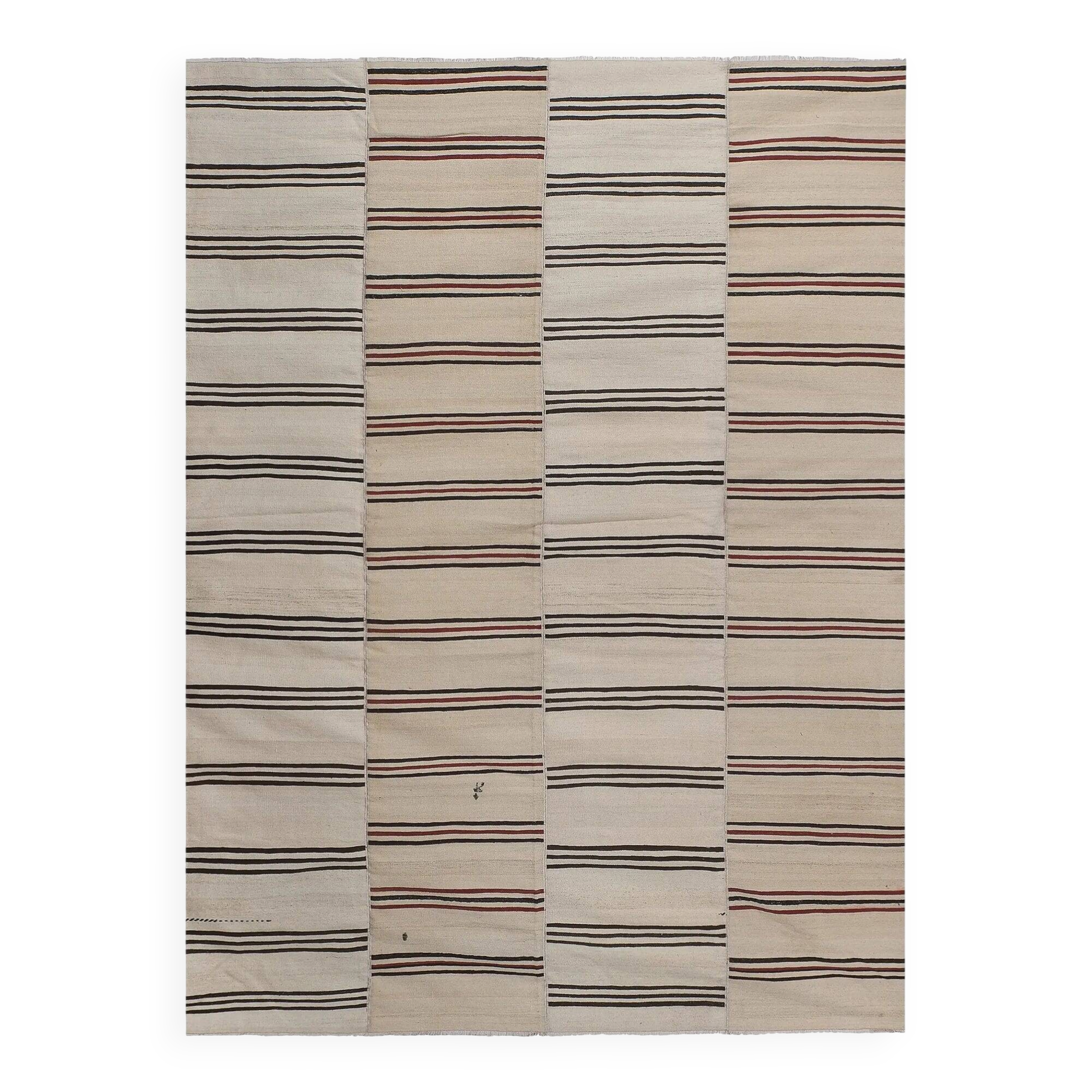 Vintage Turkish kilim, handwoven, 275x375 cm.