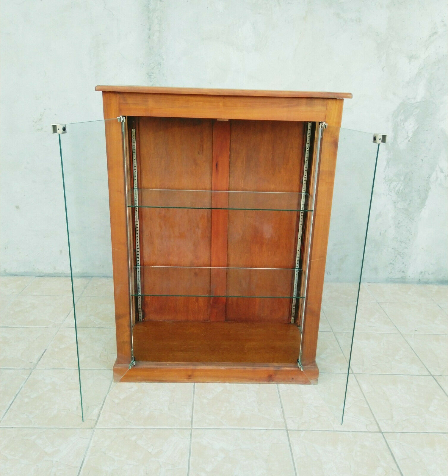 Vintage walnut showcase