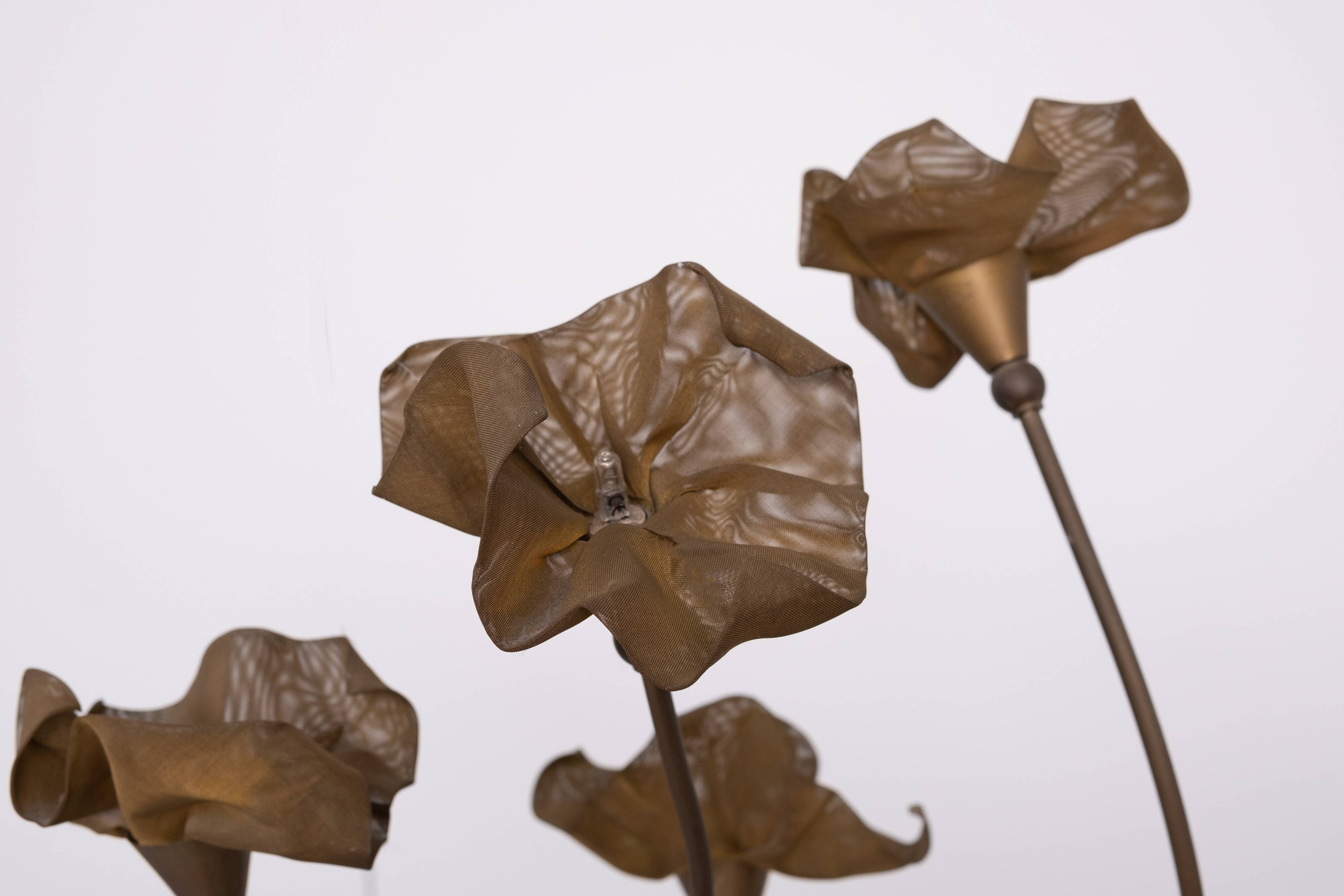 Magic Bronze Tree Floor lamp Italy 1970s