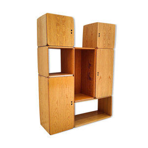 Ensemble de cubes en bois modulaires