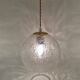 Frosted glass pendant light