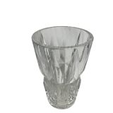 Saint Louis, truncated conical crystal vase signed circa 1950