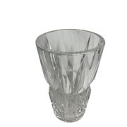 Saint Louis, vase en cristal tronconique signé vers 1950