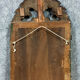 Louis XVI period mirror in gilded and laqué wood around 1800