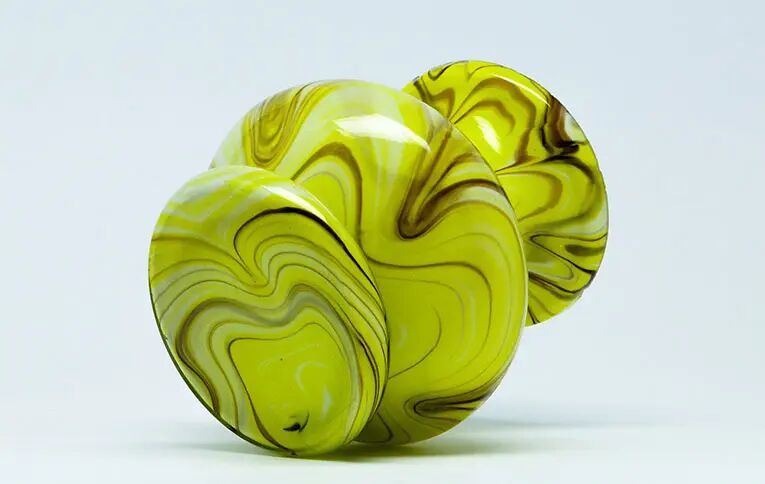 Art Deco vase, glass, Czechoslovakia, 1930s