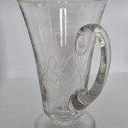 Cut crystal water jug from Fains – 21 cm – vintage